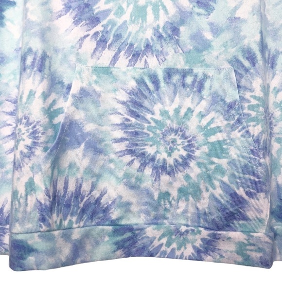 New Koolaburra by UGG Oversized Ruffle Tie Dye Top New - Picture 5 of 12